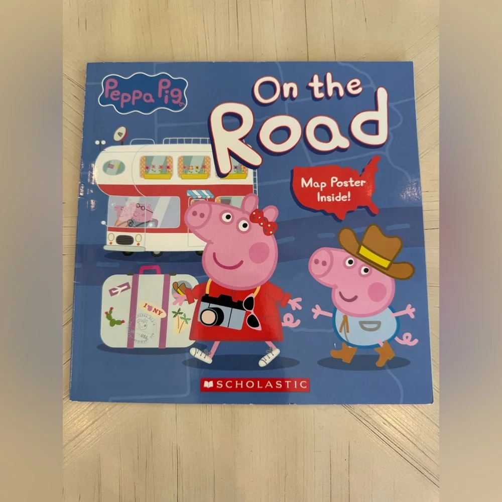 Peppa Pig Book Bundle 2 Scholastic On the Road Family Trip